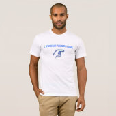 Ich stieß Ihr Mädchen T-Shirt (Vorne ganz)
