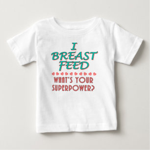 "Ich stille" Supermacht-Baby-Kleid Baby T-shirt