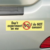 Ich stimme 5G nicht zu Autoaufkleber (Auf Auto)