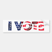 Ich stimme autoaufkleber (Vorne)