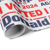 ICH STIMME DONALD TRUMP GESCHENKPAPIER (Rolleneckpunkt)