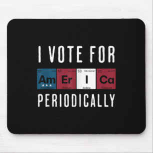 Ich stimme für Amerika regelmäßig Wahlen Tank Top Mousepad
