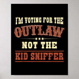 Ich stimme für das Gesetz nicht das Kid Sniffer Pr Poster