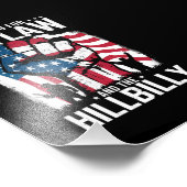 Ich stimme für das Gesetz und den Hillbilly 2024 Fotodruck (Ecke)