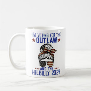 Ich stimme für das Gesetz und den Hillbilly 2024 Kaffeetasse
