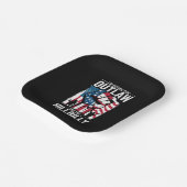 Ich stimme für das Gesetz und den Hillbilly 2024 Pappteller (Gewinkelt)