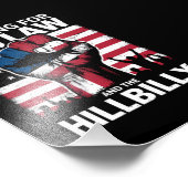 Ich stimme für das Gesetz und die Hillbilly 2024 U Fotodruck (Ecke)