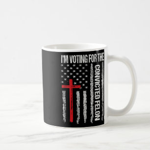 Ich stimme für das Shirt des verurteilten Felon fü Kaffeetasse