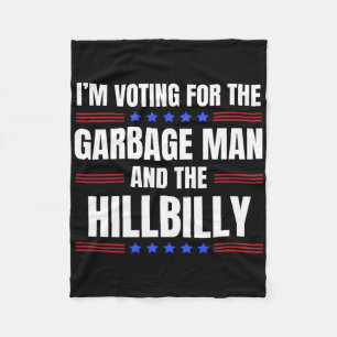 Ich stimme für den Garge Mann und den Hillbilly Tr Fleecedecke