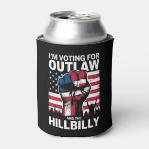 Ich stimme für den Outlaw und den Hillbilly 2024 U Dosenkühler