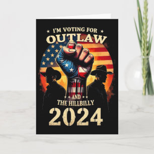 Ich stimme für den Outlaw und den Hillbilly Karte