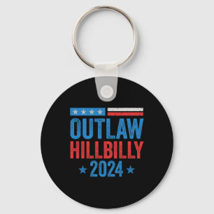Ich stimme für den Outlaw und die Hillbilly-Wahl Schlüsselanhänger