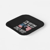 Ich stimme für den Typ, den sie Behalten haben zu  Pappteller (Gewinkelt)