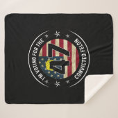 Ich stimme für den verurteilten Felon 47 gegen Tru Sherpadecke (Vorderseite (Horizontal))