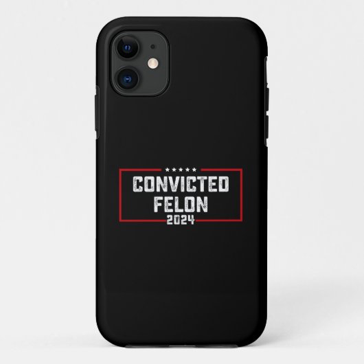 Ich stimme für den verurteilten Felon Pro Trump 20 Case-Mate iPhone Hülle (Rückseite)