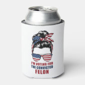 Ich stimme für den verurteilten Felon Pro Trump 20 Dosenkühler (Kanne Vorderseite)