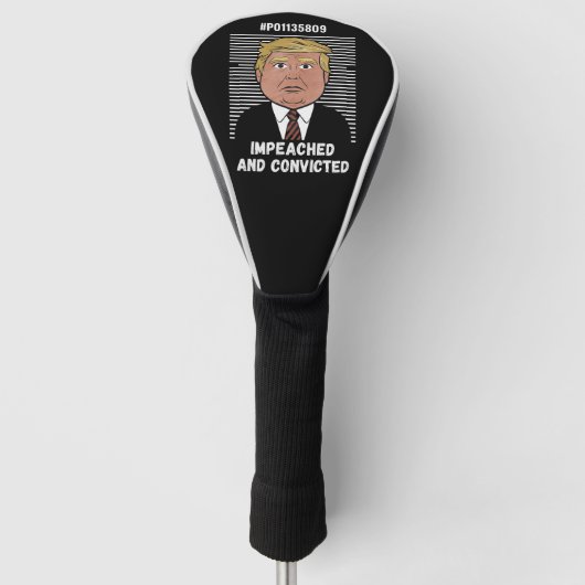 Ich stimme für den verurteilten Felon Pro Trump 20 Golf Headcover (Vorderseite)