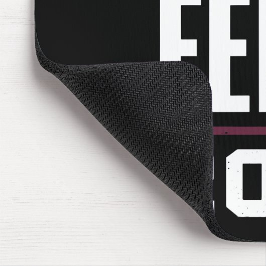 Ich stimme für den verurteilten Felon Pro Trump 20 Mousepad (Ecke)