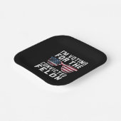 Ich stimme für den verurteilten Felon Pro Trump 20 Pappteller (Gewinkelt)