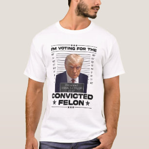 Ich stimme für den verurteilten Straftäter 2024 Lu T-Shirt