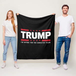 Ich stimme für den verurteilten Verbrecher Pro Tru Fleecedecke