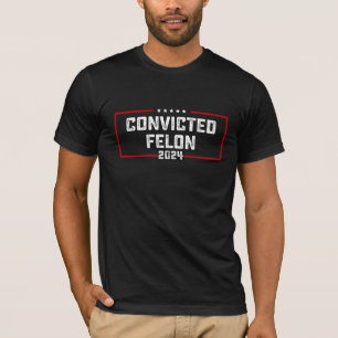 Ich stimme für den verurteilten Verbrecher Pro Tru T-Shirt