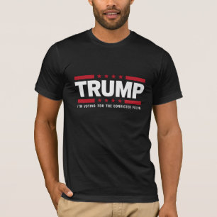 Ich stimme für den verurteilten Verbrecher Pro Tru T-Shirt