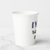 Ich stimme für die Bestätigung meiner Agentur 2026 Pappbecher (Rechts)