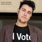 Ich STIMME für Dunklen T - Shirt | weiß