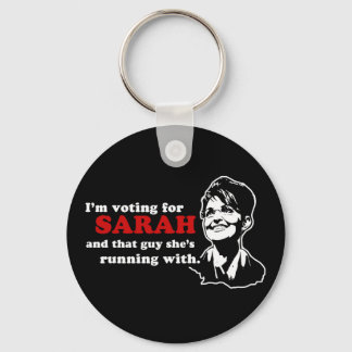 Ich stimme für Sarah und diesen Typ Schlüsselanhänger