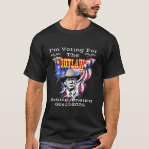 Ich stimme für Trump für das Gesetz, das Amerika z T-Shirt