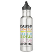 Ich stimme für Weil.... Güte ist alles Edelstahlflasche (Rechts)