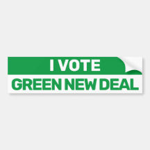 Ich stimme Green New Deal Bernie 2020