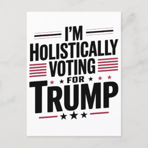 Ich stimme heimlich für Trump-Wahl Kamala Einladungspostkarte