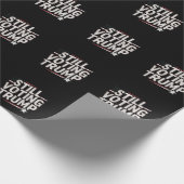 Ich stimme immer noch für Trump American 2024 Geschenkpapier (Ecke)