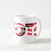 Ich stimme kaffeetasse (VorderseiteRechts)