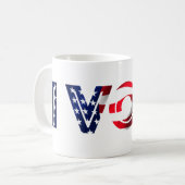 Ich stimme kaffeetasse (Vorderseite Links)