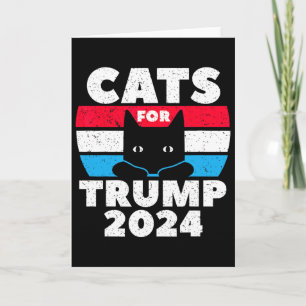 Ich stimme Katzen für die Trump-Wahl Dete ab Karte