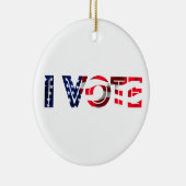 Ich stimme keramik ornament (Rechts)