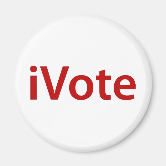 Ich stimme magnet (Vorne)