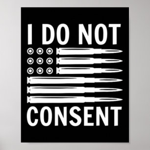Ich stimme nicht zu Republikanischer Konservativer Poster