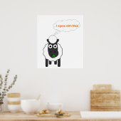 Ich stimme Nick zu ~ Wahlen in Großbritannien Poster (Küche)