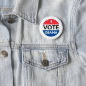 Ich stimme Obama Button (Beispiel)
