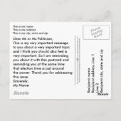 Ich stimme! postkarte (Rückseite)