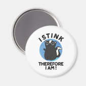 Ich stink daher bin ich lustig Animal Skunk Pub Magnet (Vorderseite/Rückseite)