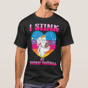 Ich stinke bei Fantasy Football Toilet League Lose T-Shirt