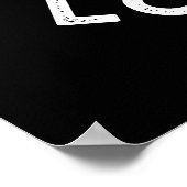 Ich stinke, ich Liebe Sie lustigen Müll Puff Dark Poster (Ecke)