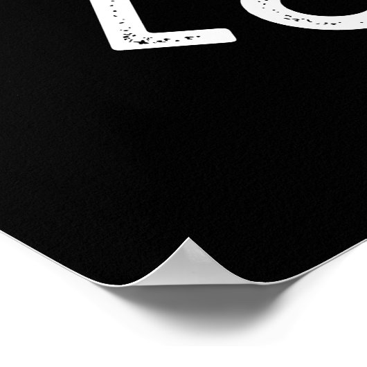 Ich stinke, ich Liebe Sie lustigen Müll Puff Dark  Poster (Ecke)