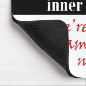 Ich stoppte, meine inneren Dämonen zu kämpfen Mousepad (Ecke)