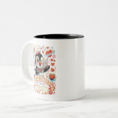 Ich strebe besser als Cupid an Zweifarbige Tasse (Vorderseite Links)